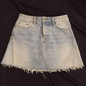 NWT GRLFRND Eva Denim Skirt size 24